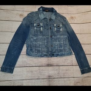 Distressed Jean Jacket